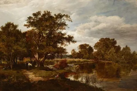 På elven Mole 1859