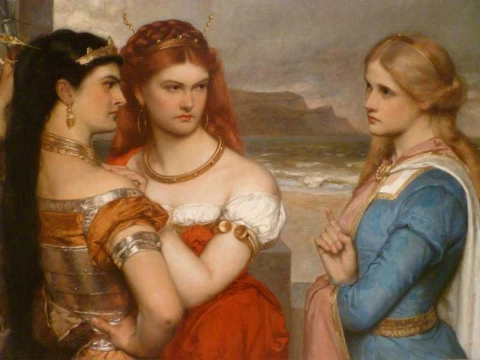 The Three Daughters Of King Lear 1875 76