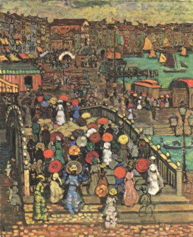 Prendergast Maurice Ponte Della Paglia i Venezia