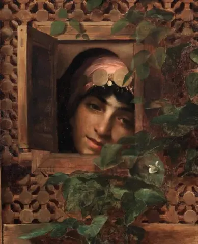 Woman Has Her Moucharabieh 1879