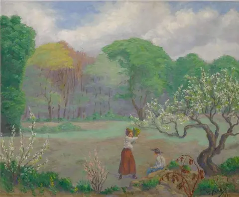 Picking Flowers Ca. 1897