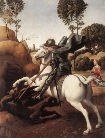 Saint George and the dragon