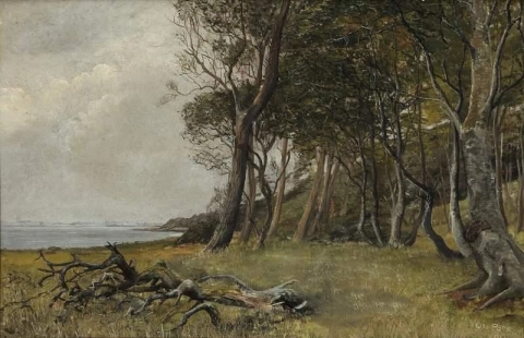 Coastal View From Roskilde Fjord 1928