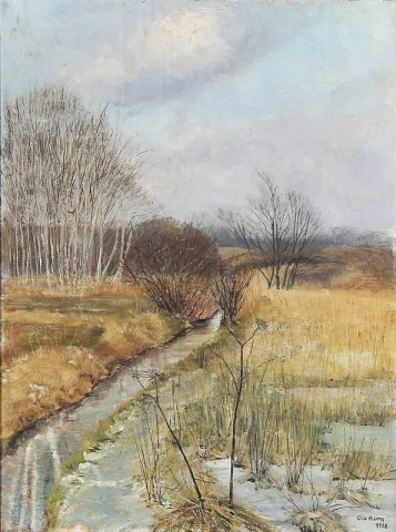 Paisaje de Roskilde 1928