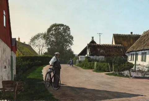 Utsikt från en bygata i Ronnede