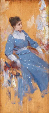 The Blue Dress 1892
