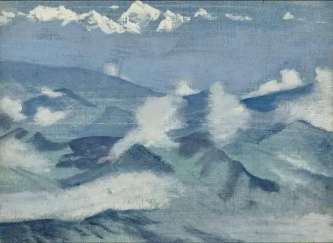 Kanchenjunga aus der Himalaya-Serie 1924