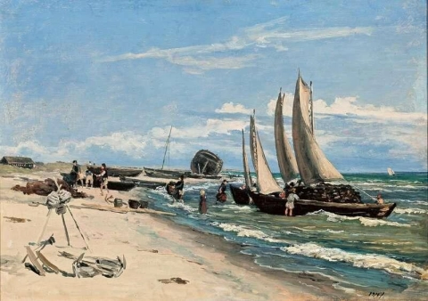 The Beach At Skagen Vesterby