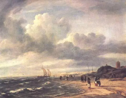 Egmond Aan Zee 附近的海滩