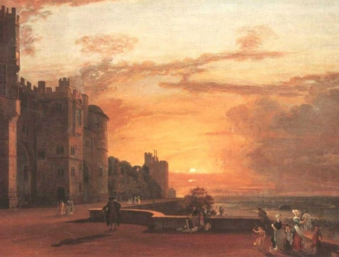 Sandby Paul North Terrace i Windsor Castle