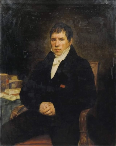 Portrait Of A Man At His Desk