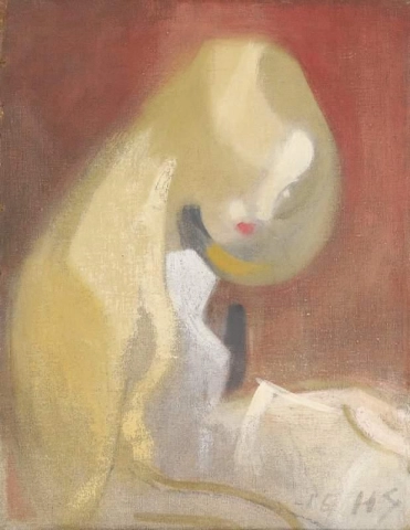 Ragazza dai capelli biondi, 1916