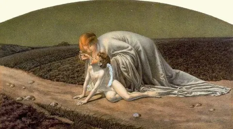 Hope Helping Wounded Cupid