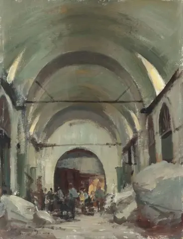 No mercado coberto de Istambul