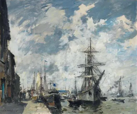 La Gazela Barquentine en Cacilhas Portugal