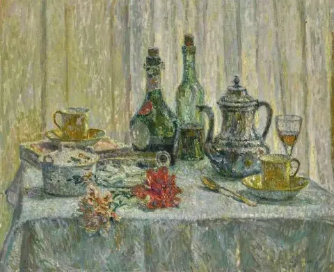 الطاولة أمام النافذة 1921