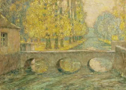Silta. Syksyinen Gisors 1904
