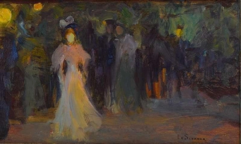 Salida nocturna hacia 1890