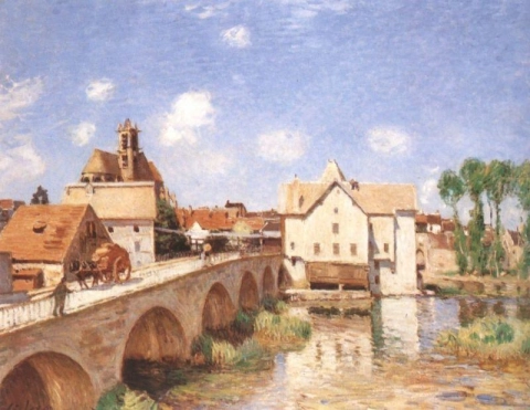 Sisley Alfred Le Pont-sur-Le Moret