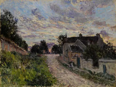 卢韦西安的一条小路,约 1876 年