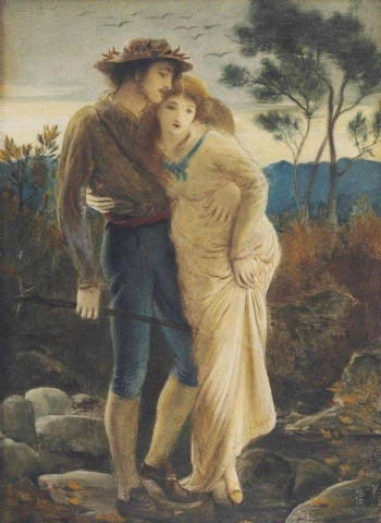 Pastoral Lovers Ca. 1869