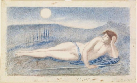 De slapende Endymion 1887