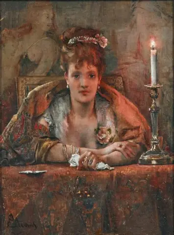 Återvänder från bollen - smärtsam visshet 1861