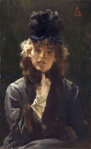 Den parisiska sfinxen ca 1880