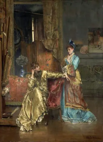 Besöket ca 1870