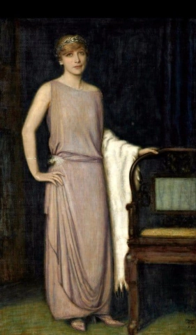 Un retrato de Marianne Mechler 1924