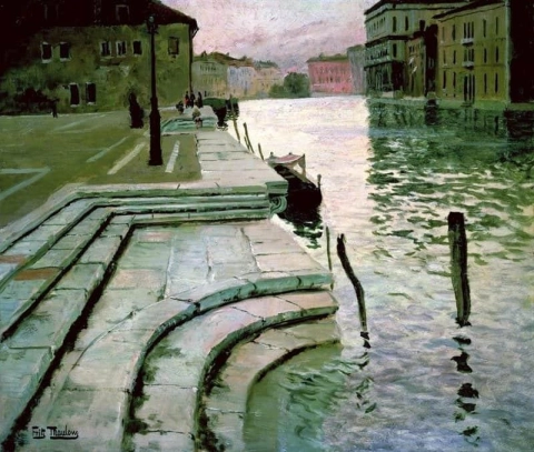 De Accademia-trappen Venetië 1897-99