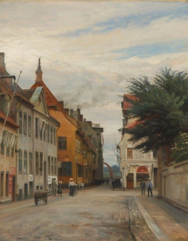 Stadsbild från Helsingör Danmark