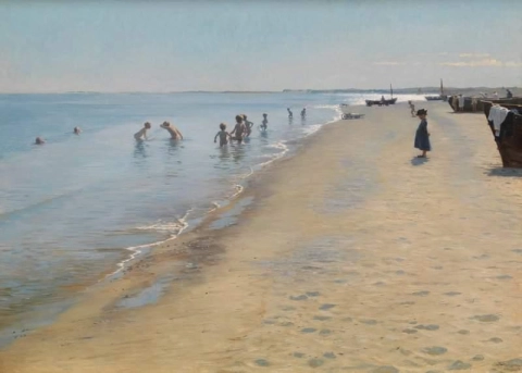 Summer Day At The South Beach Of Skagen 1