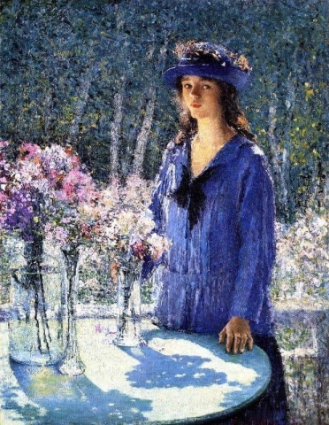 Ragazza dei fiori 1920