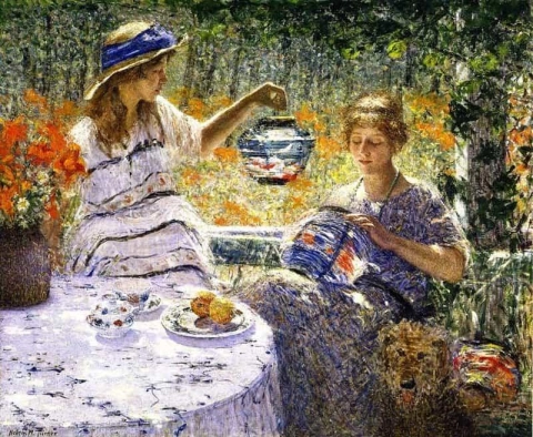 Lilies Lanterns And Sunshine 1923