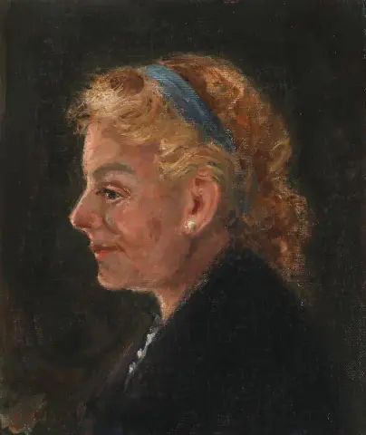 Portrett Av En Kvinne