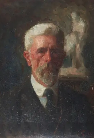 Selvportrett fra studioet