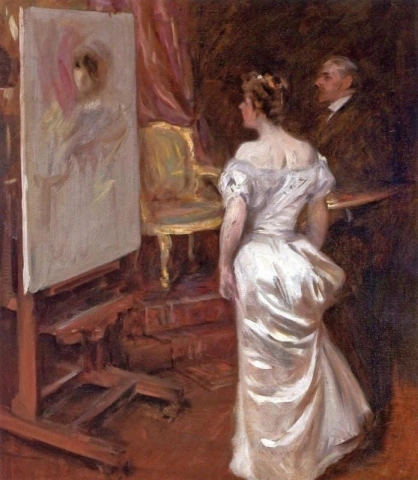 The Artist And His Model