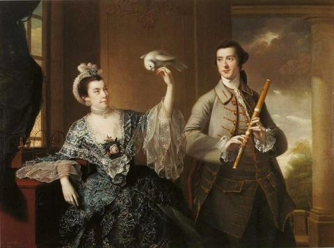 De heer en mevrouw William Chase. 1762-1763