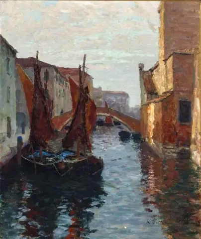 Fischerboote Im Kanal