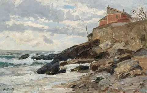 On The Coast Near Genoa