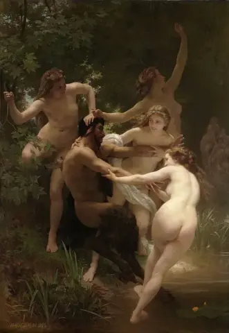 Nymphes et Satyre (Ninfas y sátiro) 1873