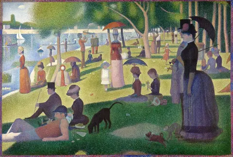 En søndag ettermiddag på øya La Grande Jatte