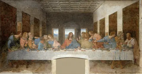 La última cena 1498