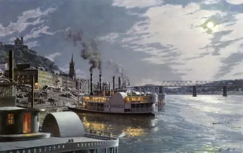 Cincinnati: The Riverfront in 1875