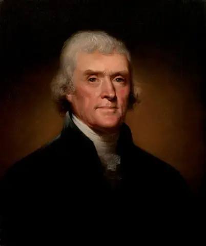 Retrato de Thomas Jefferson