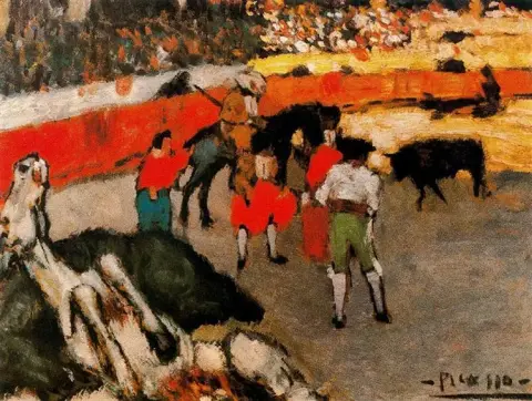 Scène de corrida