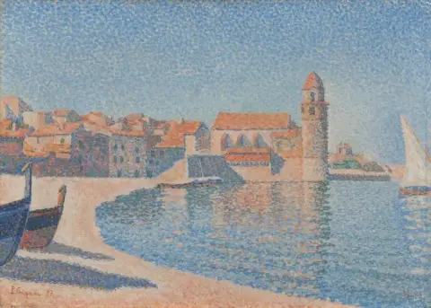 Uitzicht op Collioure