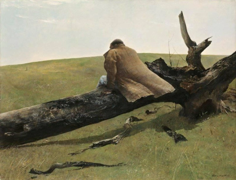 Andrew Wyeth Viento de abril de 1952