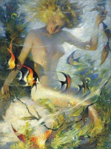 Andrew Loomis Fantasías submarinas 1946